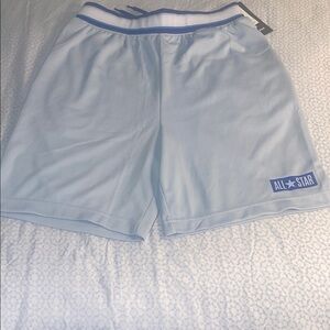 Converse Light Blue All-Star Athletic Shorts